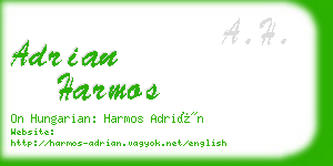 adrian harmos business card